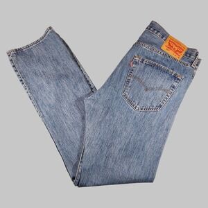 Levi's 501 Slim Fit Jeans Men's 36x36 Blue Med Wash Denim Pants